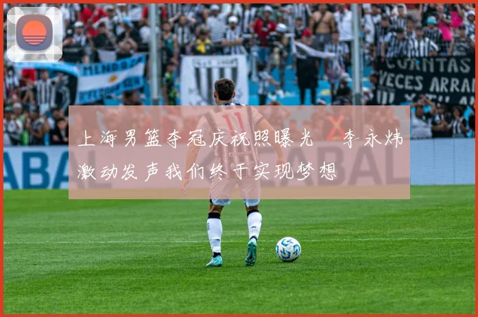 上海男篮夺冠庆祝照曝光偰李永炜激动发声我们终于实现梦想